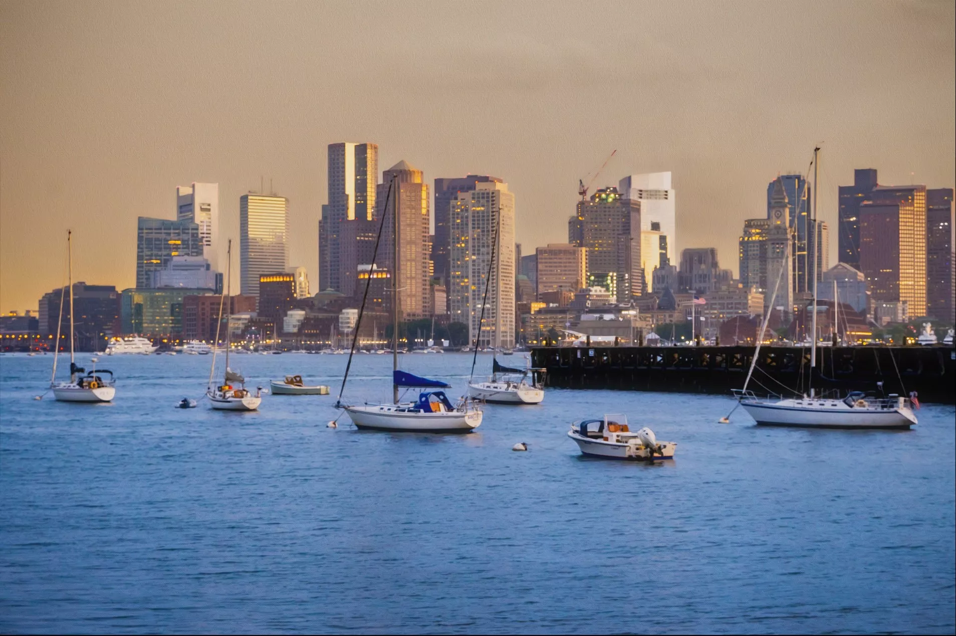 Outpatient Addiction, and Substance Abuse Treatment in Boston; Boston Harbor image by Georgy Borisovskiy 2022.